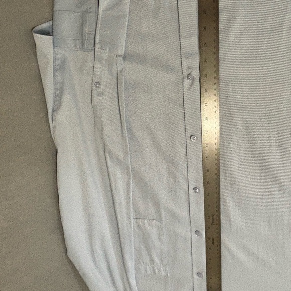 Design in Italy Men’s Light Blue extended cuffs Dress Shirt Size 18.5 - Picture 16 of 16